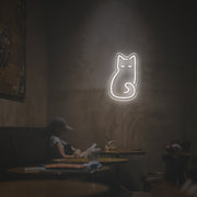 Sleeping Cat LED Neon Sign