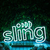 Sling Blue Neon Sign