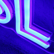 Slothnic Blue Neon Sign