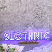 Slothnic Blue Neon Sign