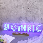 Slothnic Blue Neon Sign