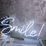 Smile Neon Sign