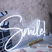 Smile Neon Sign