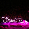 Snack Bar Pink Neon Sign