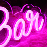 Snack Bar Pink Neon Sign