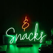 Snacks Custom Neon Sign