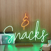 Snacks Custom Neon Sign