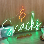 Snacks Custom Neon Sign