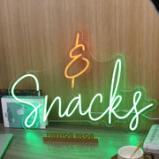 Snacks Custom Neon Sign