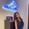 Sneaker Shoes Colorful Neon Sign