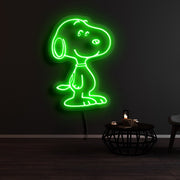 Snoopy Smile Neon Sign