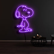 Snoopy Smile Neon Sign