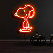 Snoopy Standing Neon Sign