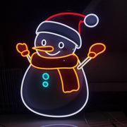 Snowman Neon Sign