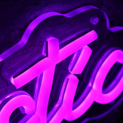 So Stylistic Dark Purple Neon Sign