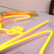 So What Yellow Neon Sign