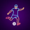 Soccer Player Neon Sign