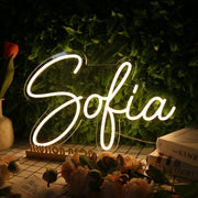 Sofia Yellow Neon Sign