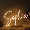 Sophia Yellow Neon Sign