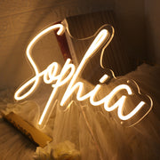 Sophia Yellow Neon Sign