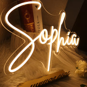 Sophia Yellow Neon Sign