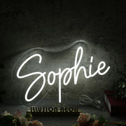 Sophie White Neon Sign