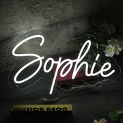 Sophie White Neon Sign