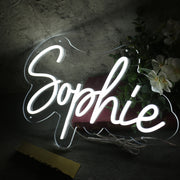 Sophie White Neon Sign