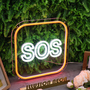 SOS Custom Neon Sign