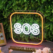 SOS Custom Neon Sign