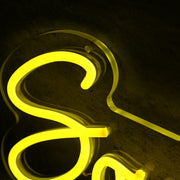 Souls Destiny Yellow Neon Sign