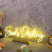 Souls Destiny Yellow Neon Sign