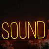 Sound Orange Neon Sign