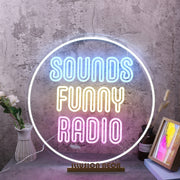 Sounds Funny Radio Custom Neon Sign