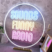 Sounds Funny Radio Custom Neon Sign