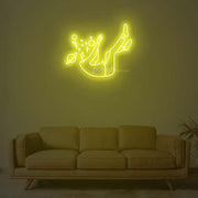 Space Head Neon Sign