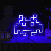 Space Invaders Retro Arcade Game Neon Sign