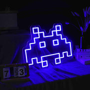 Space Invaders Retro Arcade Game Neon Sign