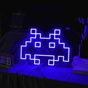 Space Invaders Retro Arcade Game Neon Sign