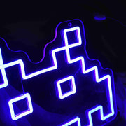 Space Invaders Retro Arcade Game Neon Sign