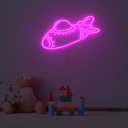 Space Jet Neon Sign Fashion Custom Neon Sign Lights Night Lamp Led Neon Sign Light For Home Party