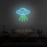 Spaceship Neon Sign