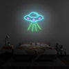 Spaceship Neon Sign