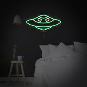 Spaceship Ufo Neon Sign