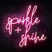 Sparkle And Shine Neon Sign