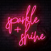 Sparkle And Shine Neon Sign