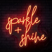 Sparkle And Shine Neon Sign