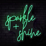 Sparkle And Shine Neon Sign