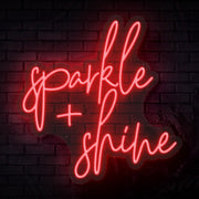 Sparkle And Shine Neon Sign