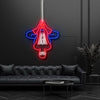 Spiderman Hanging Neon Sign